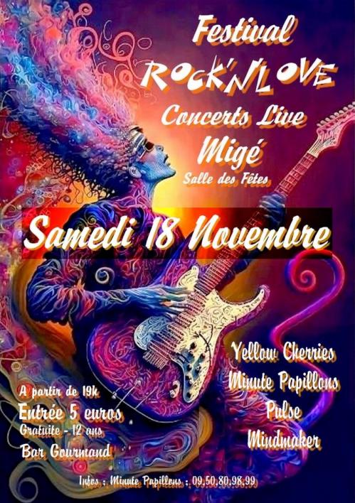 Affiche rock love mige newll